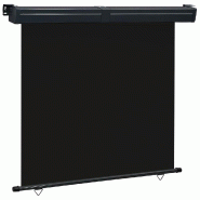 VidaXL Auvent latéral de balcon 175x250 cm noir Modèle Zephyr Signature - noir 48436