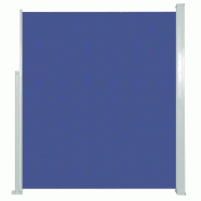 VidaXL Auvent latéral rétractable 120 x 300 cm Bleu Modèle Atlas - bleu 45361