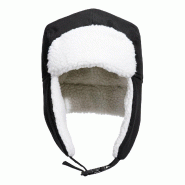 Bonnet Doublé Sherpa Coupe-Vent - Noir / Taille unique