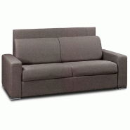 CANAPÉ 4 PLACES EXPRESS LATTES RENATONISI 160CM MATELAS 16 CM TÊTE DE LIT INTÉGRÉE VELOURS DK MARRON CANAPÉ 4 PLACES EXPRESS LATTES RENATONISI 160CM MATELAS 16 CM TÊTE DE LIT INTÉGRÉE VELOURS DK MARRON