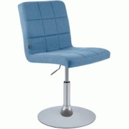 CLP Chaise de salle à manger Ricky en tissu Bleu - bleu textile 152602610 CLP Chaise de salle à manger Ricky en tissu Bleu - bleu textile 152602610