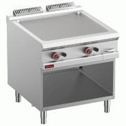 Diamond - Plaque de cuisson lisse gaz module 1/1, armoire ouverte - réf. G9/PLA8-N - inox AKS-G9/PLA8-N
