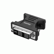 Hama DVI vers VGA Adaptateur – Full-HD 1080p pour PC/Ordinateur portable - 4047443437426