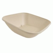 Packnwood FHC - 200Pcs - Bol pulpe biseauté brun 183x183x70mm 840ml - marron - Compatible micro-ondes et congélateur Packnwood FHC - 200Pcs - Bol pulpe biseauté brun 183x183x70mm 840ml - marron - Compatible micro-ondes et congélateur