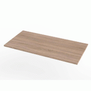 Plateau Round rectangulaire en bois 1346x674mm Ep25mm - chêne