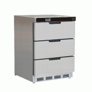 Réfrigérateur 3 tiroirs en acier inoxydable Combisteel -  7450.0536 - gris inox 7450.0536