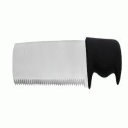 Schneider - Couteau gyroscopique, PP de manche, 360 x 33 mm - Lame ondulée - noir inox 260370