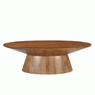 SIT Möbel Table basse | Plateau ovale | Manguier naturel massif | L 130 x P 68 x H 41 cm - beige Bois massif 14880-01 SIT Möbel Table basse | Plateau ovale | Manguier naturel massif | L 130 x P 68 x H 41 cm - beige Bois massif 14880-01