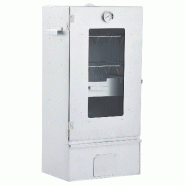 SOGO Fumoir à froid avec tube à fumée 44,5 x 29 x 83 cm Argent - 8721451634690