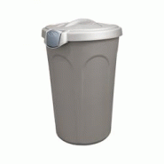 Stefanplast Poubelle Urban Eco System Lt.80 avec pédale blanche - beige 8003507705265 Stefanplast Poubelle Urban Eco System Lt.80 avec pédale blanche - beige 8003507705265