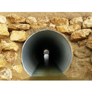 Abri souterrain robuste en acier galvanisé Abri souterrain robuste en acier galvanisé