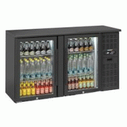 Arrière bar 2 portes vitrées CAB2PV Casselin - noir CAB2PV Arrière bar 2 portes vitrées CAB2PV Casselin - noir CAB2PV