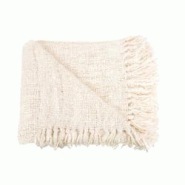 Bazar Bizar - S'il Vous Plaid - Crème - beige textile INIE002Cr Bazar Bizar - S'il Vous Plaid - Crème - beige textile INIE002Cr