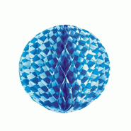 Boule décorative Ø 30 cm "Bavarois bleu" (10 unités) PAPSTAR - bleu papier 18755