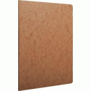 Clairefontaine Lot de 5 Cahier Age Bag A4, 96p./48 feuilles 90 g/m² piquées, couv. Coloris tabac, ligné + marge - 3329680733068