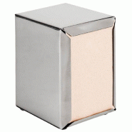 Distributeur 250 serviettes Mini servis inox 11x9x13,5cm - par 12