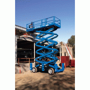 Nacelle élévatrice à ciseaux automotrice Genie® GS™-5390 - ultra-robuste pour terrains accidentés