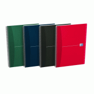 Oxford Lot de 5 Répertoire Essentials rel. Intégrale A4 180p./90 feuilles 90g/m², ligné 7mm, coloris assortis (4) - 3020120022840