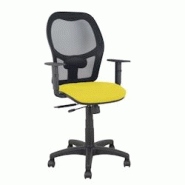 Piqueras y Crespo Silla Alocén traslack malla negra asiento bali amarillo brazos regulables - jaune multi-matériau 345TKM840B100B10CRN Piqueras y Crespo Silla Alocén traslack malla negra asiento bali amarillo brazos regulables - jaune multi-matériau 345TKM840B100B10CRN