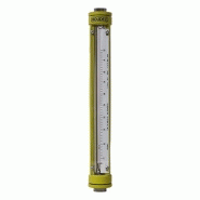 Rotamètre à tube verre et à section variable