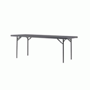 ZOWN Table pliante rectangulaire 200 x 91 cm XXL200 Classic - gris plastique SP-PT024X002 ZOWN Table pliante rectangulaire 200 x 91 cm XXL200 Classic - gris plastique SP-PT024X002