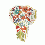 Boite carton forme bouquet "Primavera" 32x29x10 cm - par 10