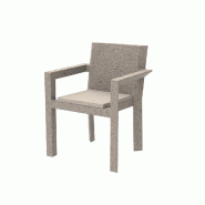 Chaise design in & out FRAME - granit crème