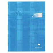 Clairefontaine Lot de 10 Cahier Metric 24x32, 96p./48 feuilles 90 g/m² piquées, Séyès 2,5mm agrandi 10/10 (cahier pour déficients visuels) - 3329