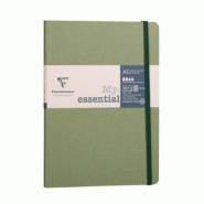 Clairefontaine Lot de 5 Carnet Age Bag My.Essential A5, 192p./96 feuilles 90 g/m² ivoire cousues, couv. Coloris vert, dot grid (grille de points) - 3