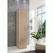 COLONNE DE RANGEMENT LUND 1 PORTE CHÊNE NATUREL 30 X 40 CM PROFONDEUR