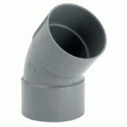 Coude 45° PVC assainissement CR 4 JK FF - Référence 01CR445F160 - Diamètre 160 mm