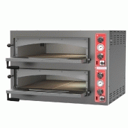 Four a pizza électrique 2 chambres entièrement réfractaire 6 pizzas diamètre 30 à 34 cm - ENTRY MAX FULL 12L Four a pizza électrique 2 chambres entièrement réfractaire 6 pizzas diamètre 30 à 34 cm - ENTRY MAX FULL 12L