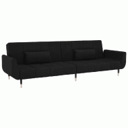 Helloshop26 - Canapé-lit 2 places lit d'invité convertible de salon lit de jour pliable de salle de séjour maison intérieur places 02_0018929 - ve