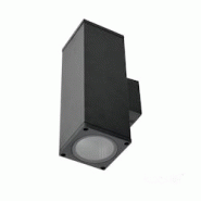 KOBI Applique murale noir rectangle design haut / bas IP54 extérieur pour ampoule GU10 - 5902201373738 KOBI Applique murale noir rectangle design haut / bas IP54 extérieur pour ampoule GU10 - 5902201373738