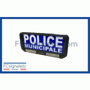 Panneau pare-soleil avec feux flash bleu (POLICE MUNICIPALE) Visormate 911 SIGNAL 051901B-PM Panneau pare-soleil avec feux flash bleu (POLICE MUNICIPALE) Visormate 911 SIGNAL 051901B-PM