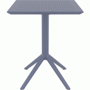Table carrée pliante 600x600x740 mm - TBLPLCPPGR-ST01_0