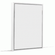 TONIC ARMOIRE LIT VERTICALE COMPACTE ULTRA PLATE COUCHAGE 140 * 200 CM FINITION BLANC MAT