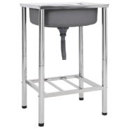 Vidaxl évier de camping seul lavabo acier inoxydable 151210 Vidaxl évier de camping seul lavabo acier inoxydable 151210