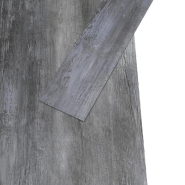 Vidaxl planches de plancher pvc 5,02 m² 2 mm autoadhésif gris brillant 146563