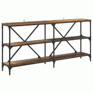 VidaXL Table console Bois Ancien 160 x 30 x 75 cm Bois d'ingénierie Modèle Aero Nova Élite - 881902