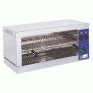 A.C.L - Toaster électrique 1 niveau 500 x 260 mm - avec grille de protection - gris inox mm270204 A.C.L - Toaster électrique 1 niveau 500 x 260 mm - avec grille de protection - gris inox mm270204