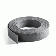 Bordure Ecolat 14cm x 25m - Gris Anthracite, Plastique Recyclé, Résistante et Écologique
