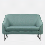 Canapé 2 places So Evazion - Tissu Urban, Turquoise (010 94 015), Avec_0