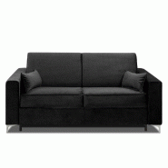 CANAPÉ CONVERTIBLE EXPRESS JACKSON MATELAS 120CM COMFORT BULTEX® 12CM SOMMIER LATTES CUIR VACHETTE GRIS GRAPHITE CANAPÉ CONVERTIBLE EXPRESS JACKSON MATELAS 120CM COMFORT BULTEX® 12CM SOMMIER LATTES CUIR VACHETTE GRIS GRAPHITE