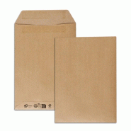 GPV Boîte de 500 pochettes Everyday kraft brun 162x229/C5, 90 g/m², autocollantes - 3250650042500