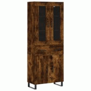 Helloshop26 - Buffet bahut commode armoire meuble de rangement organisateur cuisine salle de séjour salon haut 69,5 x 34 x 180 cm 02_0033471 - 300021_0