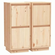 Helloshop26 - Buffet bahut commode armoire meuble de rangement organisateur cuisine salle de séjour salons lot de 2 31,5 x 34 x 75 02_0036635 - 30002 Helloshop26 - Buffet bahut commode armoire meuble de rangement organisateur cuisine salle de séjour salons lot de 2 31,5 x 34 x 75 02_0036635 - 30002