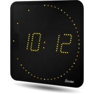 Horloge LED Style II 7 Ellipse, alimentation 230V, indépendante, LED jaune - BODET