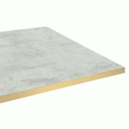 Restootab Plateau 110x70 decor marbre pokhara chants laiton - blanc Bois manufacturé PL-11070M-MB.POK-LAI Restootab Plateau 110x70 decor marbre pokhara chants laiton - blanc Bois manufacturé PL-11070M-MB.POK-LAI