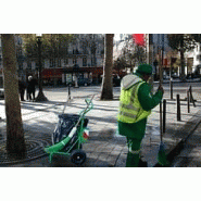 Roul'sac - Poubelle publique avec châssis acier anticorrosion, roues increvables et personnalisable Roul'sac - Poubelle publique avec châssis acier anticorrosion, roues increvables et personnalisable